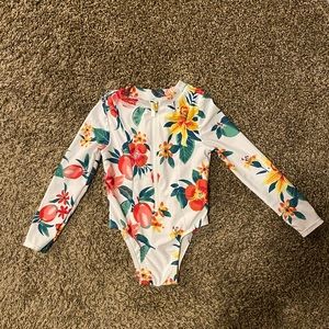 Toddler girl 3T floral long sleeve Old Navy
